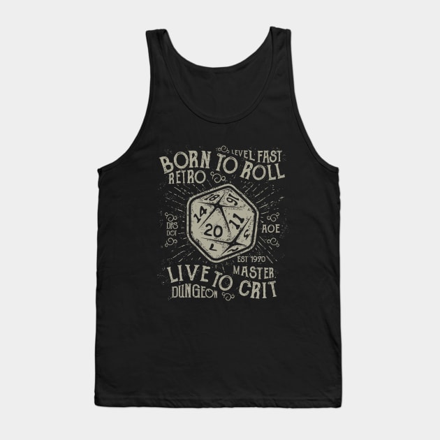 Born To Roll Tank Top by artlahdesigns